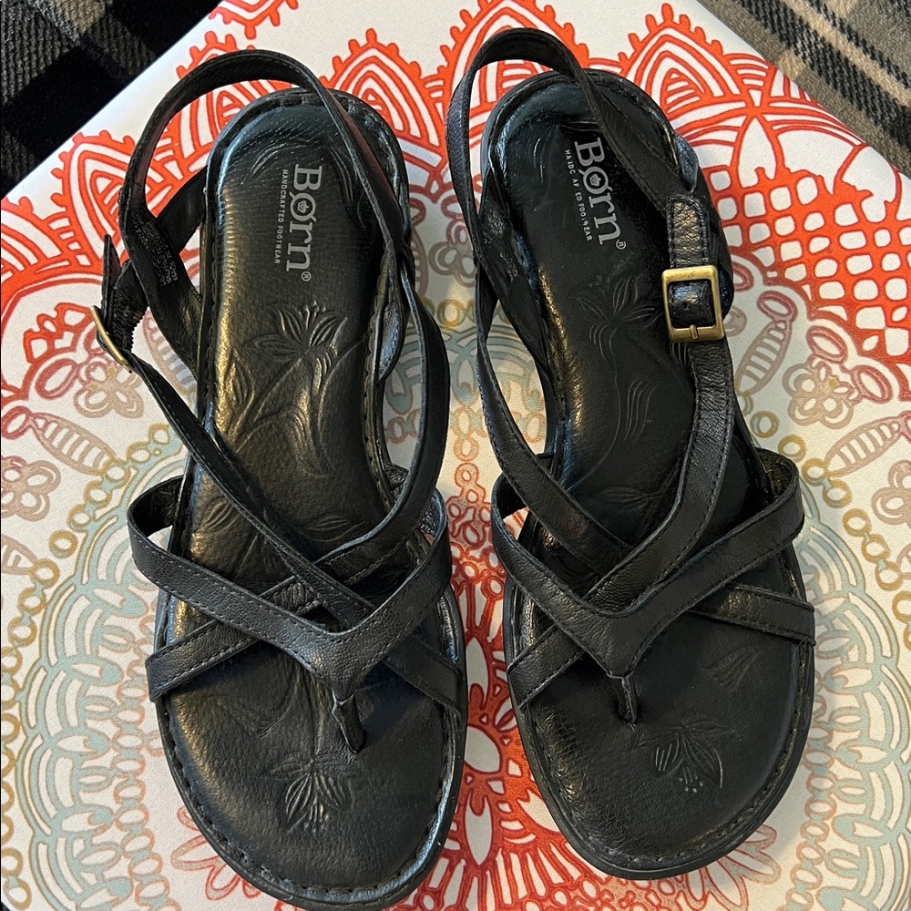 Born Thong Leather Sandals